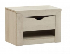 Тумба прикроватная Олмеко Лючия 33.12 Бетон пайн белый Венге