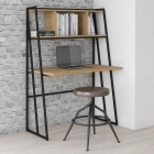 Стол компьютерный Skyland LOFTIS LCD 1160 Дуб Бофорд/Черный