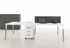 Рабочая станция Skyland Forta FWST 1313 Белый премиум Дуб Гамильтон