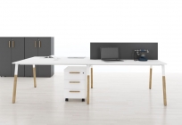 Рабочая станция Skyland Forta FIST 1567 Белый премиум Дуб Гамильтон