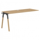 Рабочая станция Skyland Forta FIST 1567 Дуб Гамильтон Черный графит