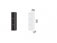 Шкаф кухонный открытый Витра Бостон 104.37