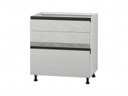 Напольный шкаф 3 ящика с системой плавного закрывания Витра Бостон 104.92