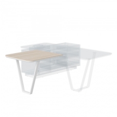 Брифинг-приставка Skyland Line СФ-573409.1 Дуб светлый Белый