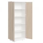 Шкаф высокий Skyland Line СФ-574204 Дуб светлый Белый