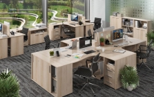 Колонка высокая Монолит Канцлер КЦ15.39 Бук артизан перламутровый