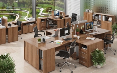 Комплект приставки угловой Монолит Канцлер КЦ39.40 Бук артизан трюфельный