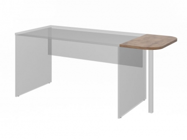 Приставная столешница Экспро LEMO L-81 Таксония шоколадная