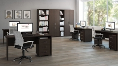 Шкаф для бумаг POINTEX TRD28550001 Темный дуб