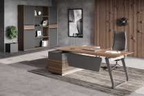 Шкаф высокий трехсекционный Норден QUARTZ QZ.0303.BW.GF