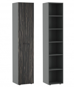 Шкаф для бумаг POINTEX DALI DLI37251021 Эбен Антрацит