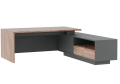 Стол письменный на опорной креденции POINTEX DALI DLI37210132 Орех Антрацит