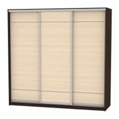 Шкаф-купе Аларти B-230х235х60-3Венге-ДМ-D7D7D7