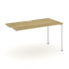 Стол приставка к опорным тумбам/шкафам Рива CONCEPT CN.OSPR-003 Дуб Винченцо Белый