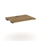 Стол-приставка к двум опорным тумбам/шкафам Рива CONCEPT CN.OSPR-005 Сандал Янтарный Черный