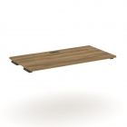 Стол-приставка к двум опорным тумбам/шкафам Рива CONCEPT CN.OSPR-006 Сандал Янтарный Антрацит