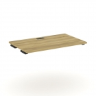 Стол-приставка к двум опорным тумбам/шкафам Рива CONCEPT CN.OSPR-006 Дуб Винченцо Черный