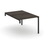 Двойной стол-надставка на опорную тумбу Рива CONCEPT CN.DSN-001 Дуб Мали Антрацит