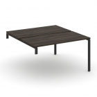 Двойной стол-надставка на опорную тумбу Рива CONCEPT CN.DSN-003 Дуб Мали Антрацит