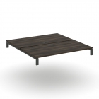 Двойной стол надставка на две опорные тумбы Рива CONCEPT CN.DSN-007 Дуб Мали Антрацит