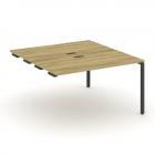 Двойной стол-приставка к опорным тумбам/шкафам Рива CONCEPT CN.DSPR-001 Дуб Винченцо Антрацит