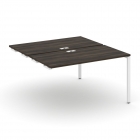 Двойной стол-приставка к опорным тумбам/шкафам Рива CONCEPT CN.DSPR-003 Дуб Мали Белый