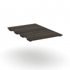 Двойной стол-приставка к двум опорным тумбам/шкафам Рива CONCEPT CN.DSPR-005 Дуб Мали Черный