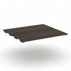 Двойной стол-приставка к двум опорным тумбам/шкафам Рива CONCEPT CN.DSPR-008 Дуб Мали Черный