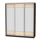 Шкаф-купе Аларти B-220х200х60-1Венге-ДМ-D8D8D8