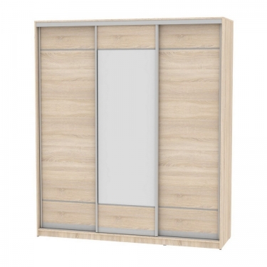 Шкаф-купе Аларти B-220х200х60-1ДСС-D7D8D7