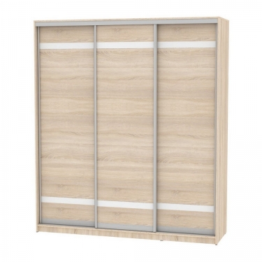 Шкаф-купе Аларти B-220х200х60-2ДСС-D9D9D9