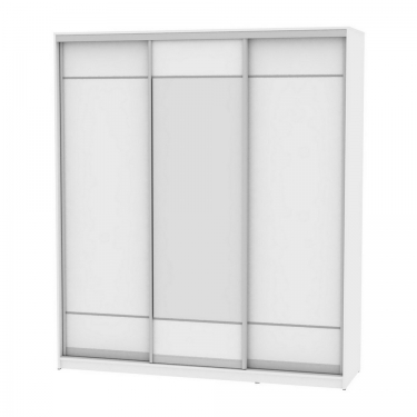Шкаф-купе Аларти B-220х200х60-2Белый-D7D8D7