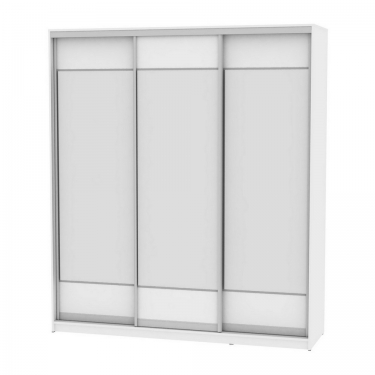 Шкаф-купе Аларти B-220х200х60-3Белый-D8D8D8