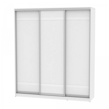 Шкаф-купе Аларти B-220х200х60-3Белый-D9D9D9