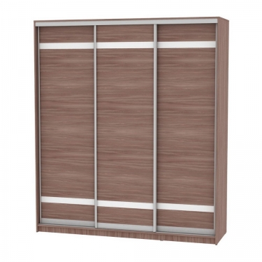 Шкаф-купе Аларти B-220х200х60-3ЯШТ-D9D9D9