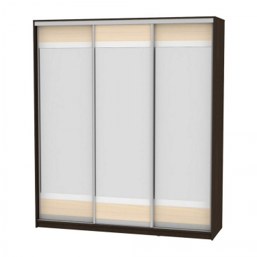 Шкаф-купе Аларти B-220х200х60-3Венге-ДМ-D10D10D10