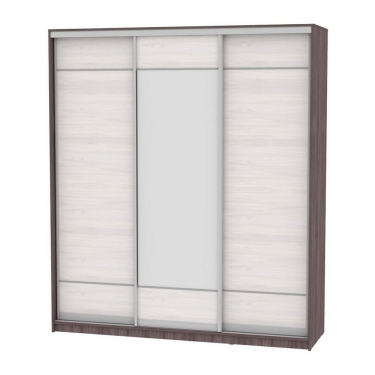 Шкаф-купе Аларти B-220х200х60-3ЯАТ-ЯАС-D7D8D7