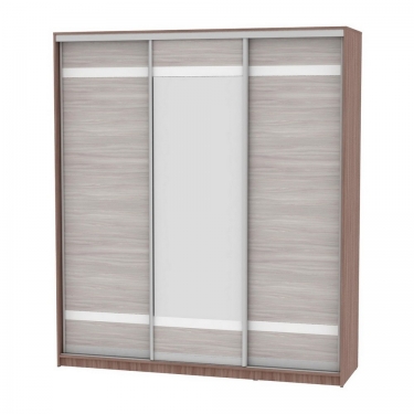 Шкаф-купе Аларти B-220х200х60-3ЯШТ-ЯШС-D9D10D9