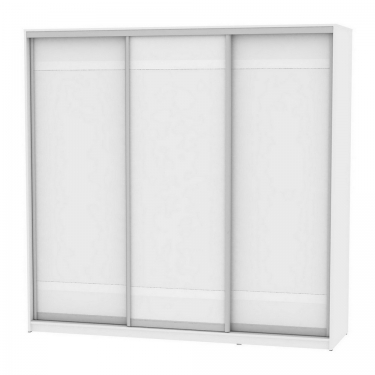 Шкаф-купе Аларти B-220х235х60-1Белый-D9D9D9