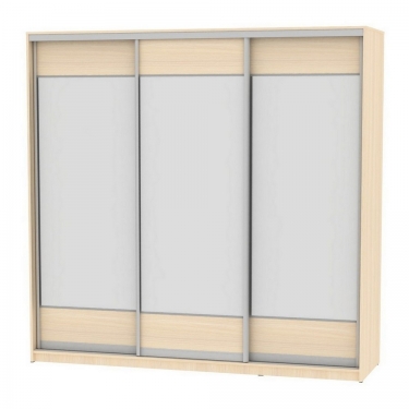 Шкаф-купе Аларти B-220х235х60-2ДМ-D8D8D8