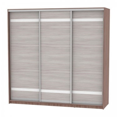 Шкаф-купе Аларти B-220х235х60-2ЯШТ-ЯШС-D9D9D9