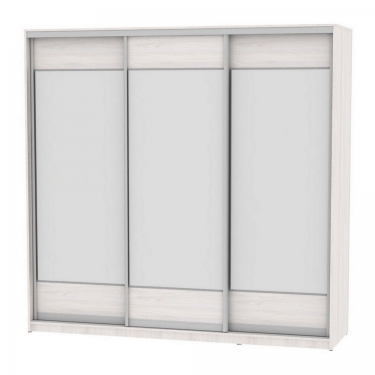 Шкаф-купе Аларти B-220х235х60-3ЯАС-D8D8D8
