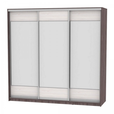 Шкаф-купе Аларти B-220х235х60-3ЯАТ-ЯАС-D8D8D8