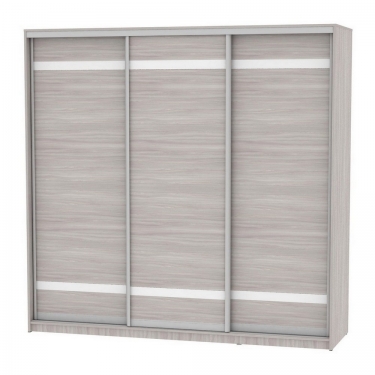 Шкаф-купе Аларти B-220х235х60-3ЯШС-D9D9D9