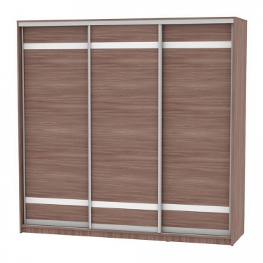 Шкаф-купе Аларти B-220х235х60-3ЯШТ-D9D9D9