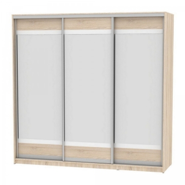 Шкаф-купе Аларти B-220х235х60-3ДСС-D10D10D10