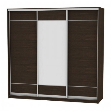 Шкаф-купе Аларти B-220х235х60-3Венге-D7D8D7