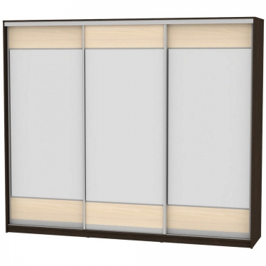 Шкаф-купе Аларти B-220х270х60-1Венге-ДМ-D8D8D8