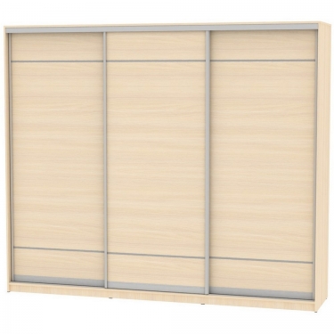 Шкаф-купе Аларти B-220х270х60-3ДМ-D7D7D7