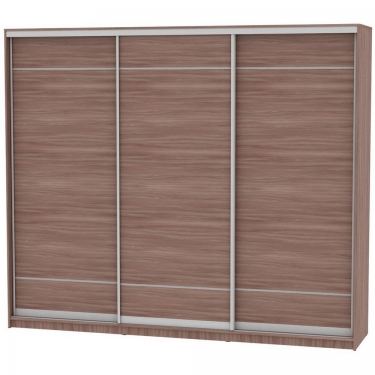 Шкаф-купе Аларти B-220х270х60-3ЯШТ-D7D7D7